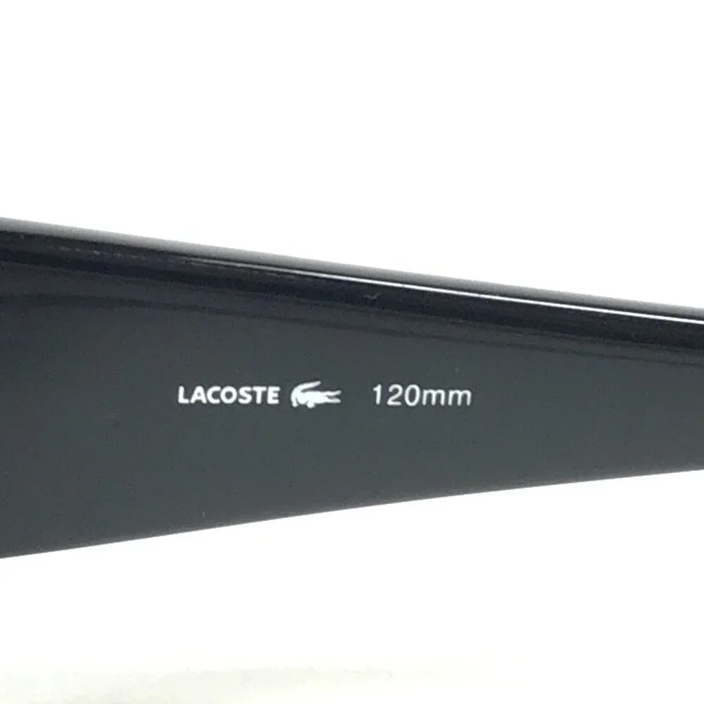 Lacoste Sunglasses LA12617 BK Black Square Frames with Red Lenses 62-18-120